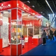 Стенд компаний "NP Foods" и "Latvijas Balzams" на выставке WORLD OF PRIVATE LABEL 2011 в Амстердаме
