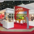 National stand of Latvia, exhibition WORLD FOOD MOSCOW 2011 in Moscow