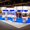 Exhibition stand of Ministry of Education and Science of the Russian Federation, exhibition SIMO NETWORK 2011 in Madrid