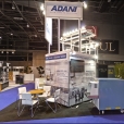 Kompānijas "Adani" stends izstādē MILIPOL 2011 Parīzē