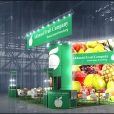 Kompānijas "Akhmed Fruit Company" stends izstādē FRUIT LOGISTICA 2012 Berlinē
