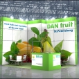 Exhibition stand of "Dan Fruit" company, exhibition FRUIT LOGISTICA 2012 in Berlin