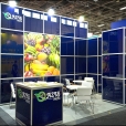 Kompānijas "Oazis Fruits" stends izstādē FRUIT LOGISTICA 2012 Berlinē
