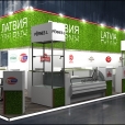 National stand of Latvia, exhibition PRODEXPO-2012 in Moscow