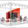 National stand of Latvia, exhibition ECOBUILD 2012 in London