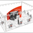 National stand of Latvia, exhibition ECOBUILD 2012 in London