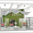 National stand of Latvia, exhibition NATURAL AND ORGANIC PRODUCTS 2012 in London