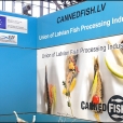 Стенд "Союза рыбопроизводителей Латвии" на выставке WORLD OF PRIVATE LABEL 2012 в Амстердаме