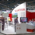 National stand of Latvia, exhibition WORLD FOOD MOSCOW 2012 in Moscow