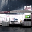 Kompānijas "Adani" stends izstādē MEDICA 2012 Diseldorfā 