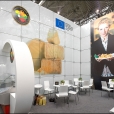 Exhibition stand of "Vilkiskiu Pienine" company, exhibition PRODEXPO 2013 in Moscow