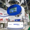 Kompānijas "Biovela" stends izstādē PRODEXPO 2013 Maskavā