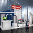 Стенд компании "Tenax" на выставке MAJA I 2013 в Риге