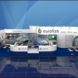 Exhibition stand of "Eurofish" company, exhibition EUROPEAN SEAFOOD EXPOSITION 2013 in Brussels