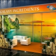 Exhibition stand of "Galaxy Ingredients", exhibition IFFA 2013 in Frankfurt