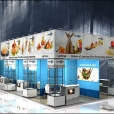 Exhibition stand of "The Union of Fish Processing Industry", exhibition WORLD OF PRIVATE LABEL 2013 in Amsterdam