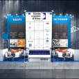 Exhibition stand of "Estonian Association of Fishery", exhibition WORLD FOOD MOSCOW-2013 in Moscow