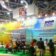 Exhibition stand of "Kuban Agro" & "Black Sea Cargo" companies, exhibition WORLD FOOD MOSCOW-2013 in Moscow