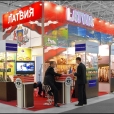National stand of Latvia, exhibition PRODEXPO 2010 in Moscow