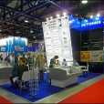 Exhibition stand of "Estonian Association of Fishery", exhibition WORLD FOOD MOSCOW-2014 in Moscow