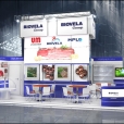 Exhibition stand of "Biovela" company, exhibition SIAL-2014 in Paris