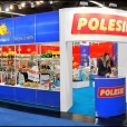 Exhibition stand of "Polesie" company, exhibition INTERNATIONAL TOY FAIR 2015 in Nuremberg