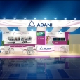 Exhibition stand of "Adani" company, exhibition ECR 2015 in Vienna