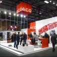 Exhibition stand of "ACO Nordic" company, exhibition MAJA I 2015 in Riga