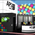 Exhibition stand of "APS" companies, exhibition TRANSPORT LOGISTIC 2015 in Munich