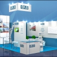 Exhibition stand of "CF&S" companies, exhibition TRANSPORT LOGISTIC 2015 in Munich