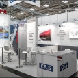 Kompānijas "CF&S" stends izstādē TRANSPORT LOGISTIC 2015 Minhenē