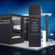 Стенд компании Satcom1" на выставке EBACE 2015 в Женеве