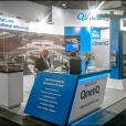 Exhibition stand of "Qinetiq" company, exhibition NOR-SHIPPING 2015 in Oslo