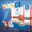 Exhibition stand of "World Fruit" company, exhibition WORLD FOOD MOSCOW-2015 in Moscow