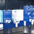 Exhibition stand of "Grindex", exhibition CPhI WORLDWIDE 2015 in Madrid