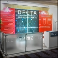 Exhibition stand of "Rietumu Bank" company, exhibition ECOM21 2015 in Riga