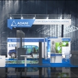 Exhibition stand of "Adani" сompany, exhibition MILIPOL 2015 in Paris 