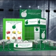 Exhibition stand of "Akhmed Fruit Company" company, exhibition FRUIT LOGISTICA 2016 in Berlin