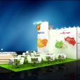 Exhibition stand of "Nevskaya" company, exhibition FRUIT LOGISTICA 2016 in Berlin