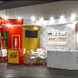 Exhibition stand of "LAIMA" (Orkla) company, exhibition ISM 2016 in Cologne
