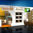 Exhibition stand of Laima (Orkla) and Balticovo companies, exhibition GULFOOD 2016 in Dubai