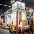 Kompānijas "Woodman" stends izstādē IMM 2016 Ķelnē
