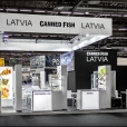 Стенд "Союза рыбопроизводителей Латвии" на выставке SIAL 2016 в Париже