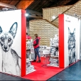 Kompānijas "Royal Canin" stends izstādē ZOOEXPO 2016 Rīgā