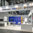 Exhibition stand of "Syracom" company, exhibition SIBOS 2016 in Geneva