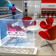 Kompānijas "Caceis" stends izstādē SIBOS 2016 Ženēvā