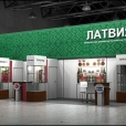Национальный стенд Латвии на выставке WORLD FOOD MOSCOW-2010 в Москве