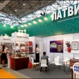 National stand of Latvia, exhibition WORLD FOOD MOSCOW-2010 in Moscow