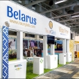 Exhibition stand of "TourGlob" company, exhibition ITB 2017 in Berlin