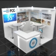 Exhibition stand of "Flight Consulting Group" company, exhibition EBACE 2017 in Geneva